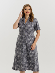 4536 Халат на пуговицах