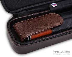 Кейс QK-S Captain 2x2 коричневый аллигатор