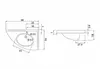 Aquanet 158825 Компл.1 - Тумба Корнер 55х89 угл. Close R (158825)