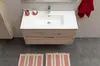 Aquanet 274135 Тумба с раковиной Алвита new 100 2 ящ. цв.дуб веллингтон белый (274135)