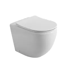 BelBagno BB2141CBR/SC SFERA-R Унитаз приставной безободковый с сиденьем дюропласт soft close, BB2141CBR/SC фото