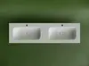 Ceramica Nova CN7023 CN7023 Раковина мебельная Grace прямоугольная 1610*457*137, с двумя чашами и отвер.под смеситель, бе