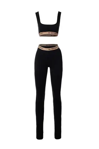 "B-SPORT" Лосины с фактурной резинкой