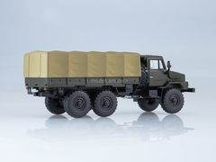 Ural-4322 flatbed truck with awning khaki 1:43 AutoHistory