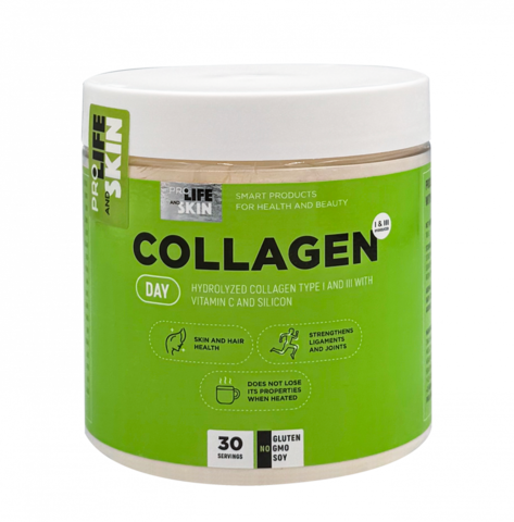 PROLIFEANDSKIN Collagen Гидролизованный коллаген I и III типов с витамином C и кремнием (180 гр)