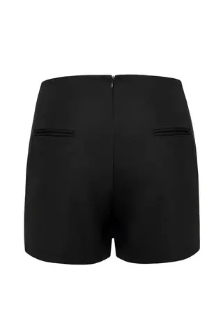 “Noir de Fleur” Юбка-шорты мини
