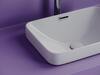 Ceramica Nova CN6078 Раковина встраиваемая сверху Element, прямоугольная с отверстием перелива, 460x330x170, белый