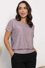 Блуза Нарния (светло-сиреневая) Б14068-3М LT Collection