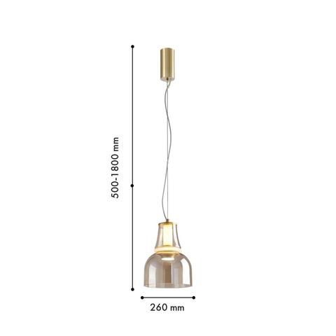 Подвесной светодиодный светильник Favourite Gaudi 4242-1P