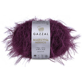 Пряжа Gazzal Marilyn & Merinos 8268 баклажан