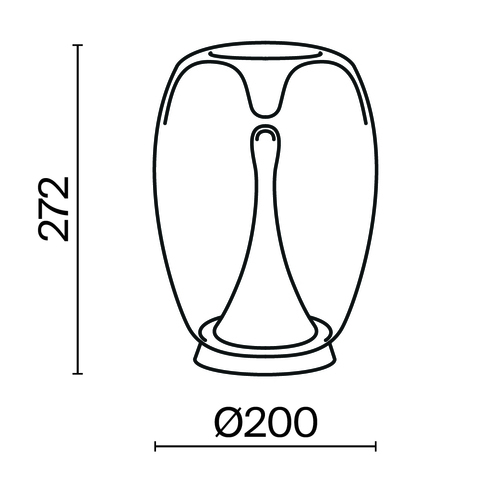 Настольная светодиодная лампа Maytoni Splash MOD282TL-L15G3K