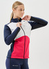 Тренировочная куртка Nordski Advance White/Pink/Blueberry W женская