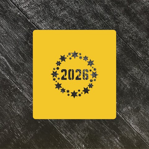 Трафарет Новый год 2026 №4