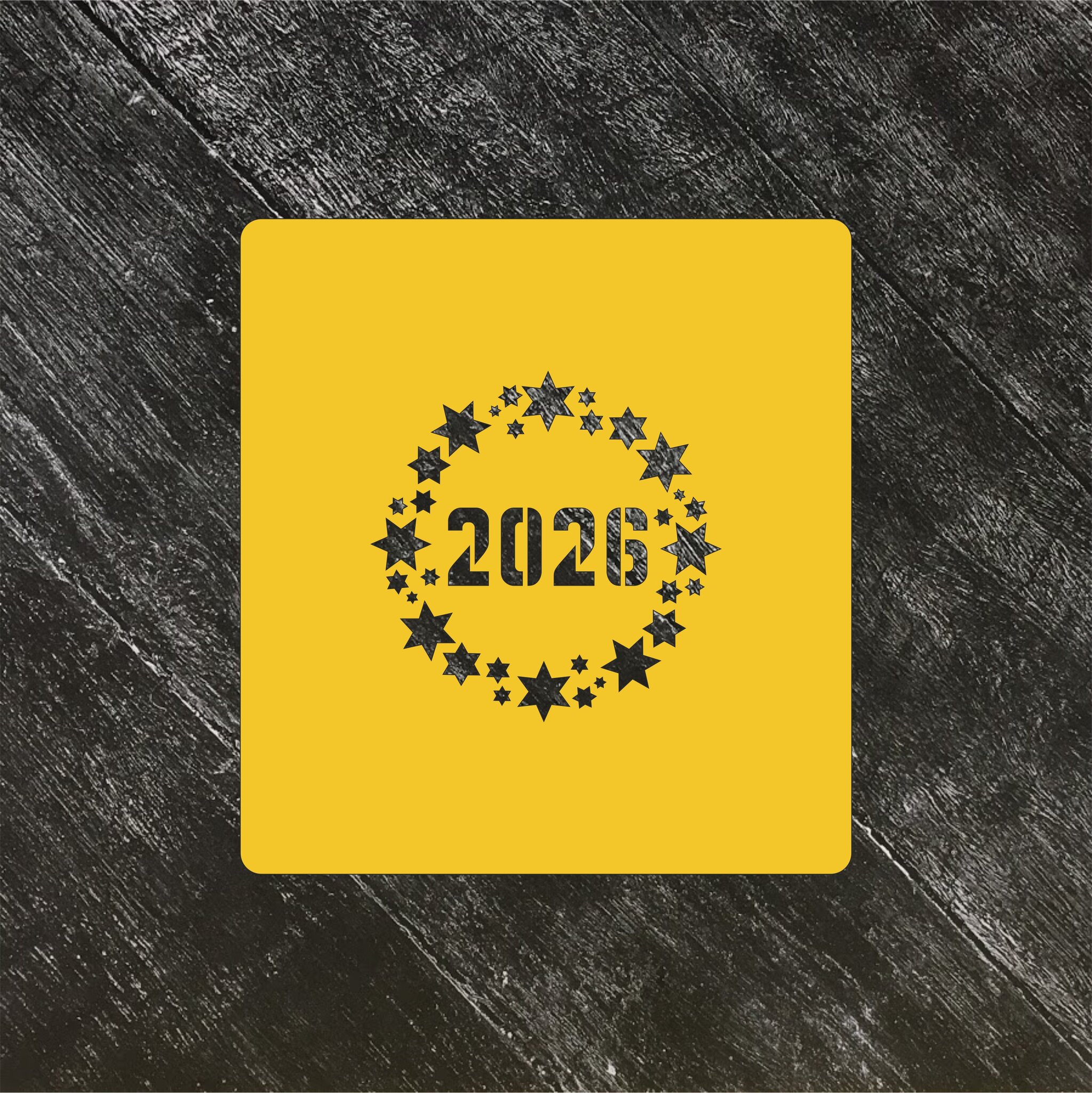 Трафарет Новый год 2026 №4