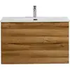 BelBagno MARINO-CER-N-900-2C-SO-RR-P MARINO-CERN- База под раковину подвесная с двумя выкатными ящиками, Rovere Rustico, 896x455x500, MARINO-CER-N-900-2C-SO-RR-P