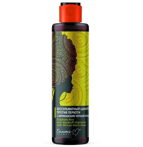 Белита-М AFRICAN BLACK SOAP Шампунь против перхоти Бессульфатный 250г