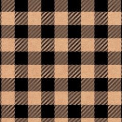 Бумага упаковочная Миленд, 70*100 см "Крафт Шотландка" (1 лист в рулоне)