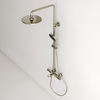 Sancos SC9008BN Душевая стойка с термостатом и изливом SANCOS Etna, брашированный никель, PVD покрытие, арт. SC9008BN