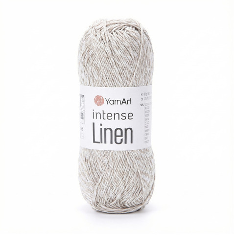 Пряжа YarnArt Intense Linen 4100 жемчуг