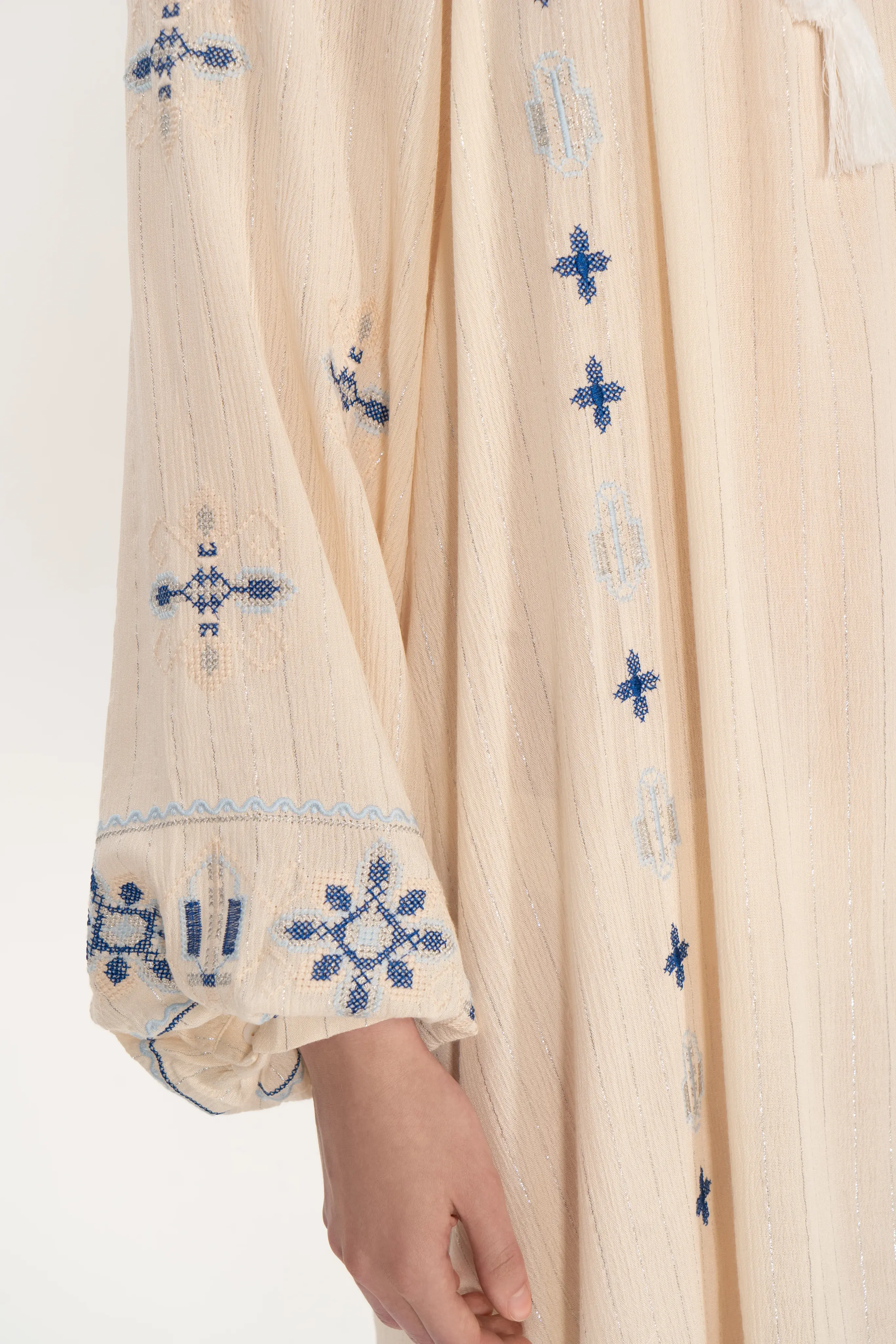 Платье длинное, разноцветное