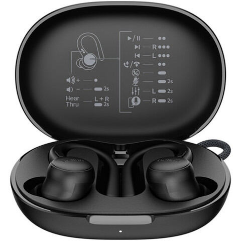 Наушники беспроводные Belkin ActiveFit Wireless Earbuds with Earhook, черный
