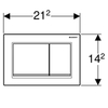 Geberit Omega30 115.080.KK.1 Клавиша смыва для унитаза