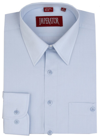 Голубая рубашка для подростка IMPERATOR, 80% хлопка