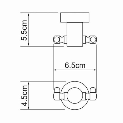 WasserKRAFT Donau K-9423D (ранее К-9423) Крючок двойной