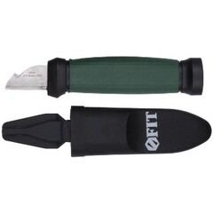 Нож электрика нержавеющая сталь 2-х сторонняя заточка лезвие 33мм