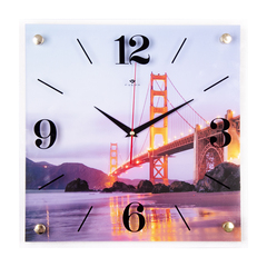 Часы настенные 3535-007 "Ночной мост"