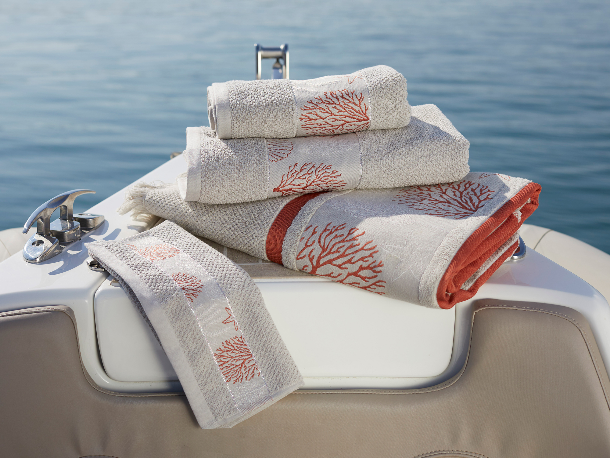 Towel set, ibiza – beige, 3 pcs Marine Business