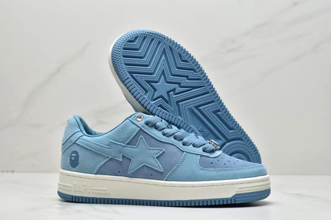 Bape Bapesta Low M 1 'Light Blue' 