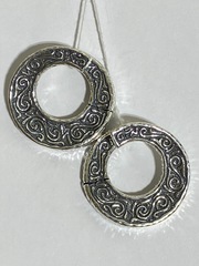Багдад (серьги из серебра)