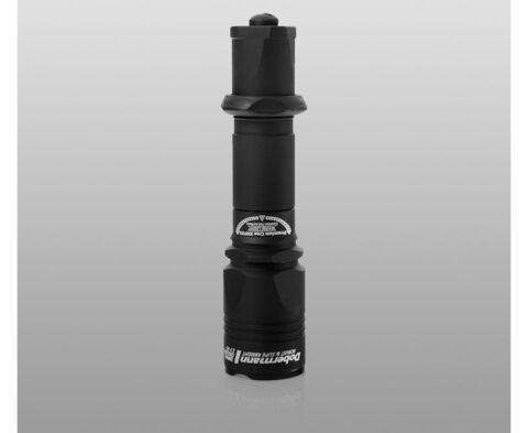 Фонарь ручной Armytek Dobermann Pro XHP35 HI черный/белый лам.:светодиод. CR123x2 (F02102BC)