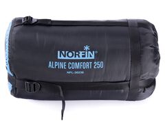 Мешок-одеяло спальный Norfin ALPINE COMFORT 250 L (молния слева)