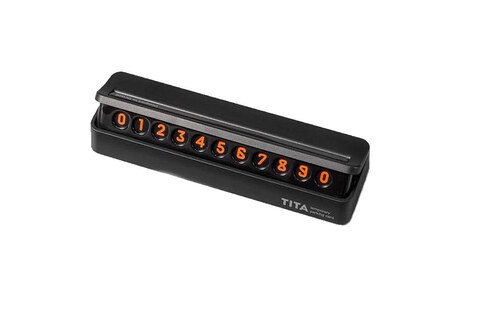 Авто - табличка с номером телефона Xiaomi TITA Mini Black