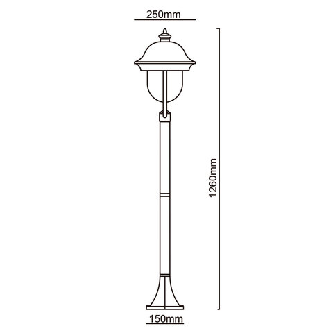Ландшафтный светильник De Markt Дубай 805040501