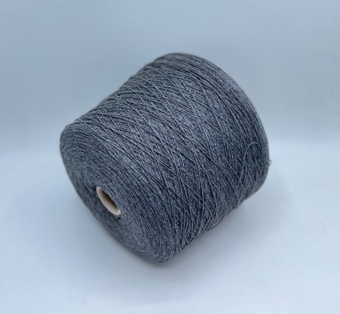 Filati Naturali (пр.Италия),art-Eco cashmere, 3/18 600/100гр, 100% кашемир с добавлением переработанных волокон, цвет-Графит меланж, арт-28193