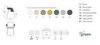 Кресло пластиковое Scab Design Hug Go Green, зеленый шалфей