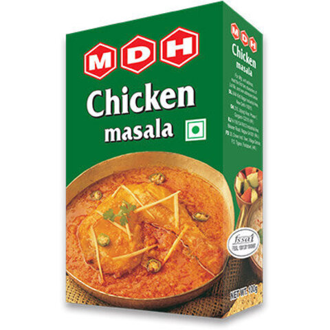 Приправа Чикен Масала (смесь специй для курицы) / Chicken Masala MDH (Box), 100 гр.