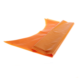 Пакет для созревания и хранения сыра термоусадочный 28х55 см, цвет жёлто-оранжевый, круглое дно 5 шт.