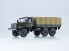 Ural-4322 flatbed truck with awning khaki 1:43 AutoHistory
