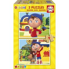 Puzzle -2x9 pcs Noddy2