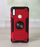 Противоударный чехол Strong Armour Case с кольцом для Huawei Y6 2019 / Y6 Pro 2019 / Y6 Prime 2019 (Красный)