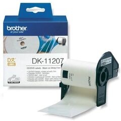 Наклейки на CD/DVD Brother DK-11207 (диаметр 58 мм) 100 шт
