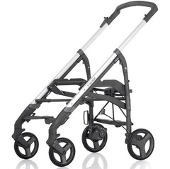 Прогулочная коляска Trilogy all over (на шасси Slate-gray) (Jeans Fluo Eqru)