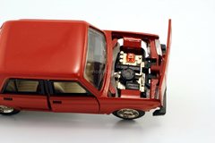 VAZ-2105 Lada red with black bottom 1:43 Agat Mossar Tantal