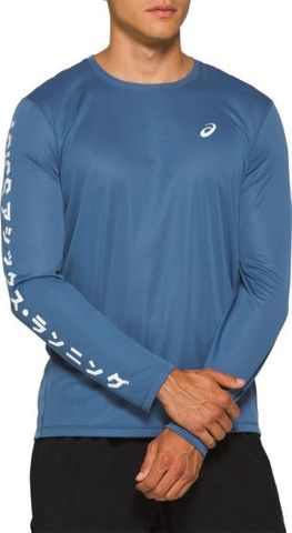 Рубашка Asics Katakana LS Top Blue мужская