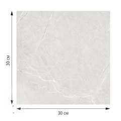 Самоклеящаяся панель ПВХ Камень серый глянец 300х300х2 мм