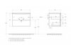 BelBagno MARINO-CER-N-700-2C-SO-RNG-P MARINO-CER База под раковину подвесная с двумя выкатными ящиками, Rovere Nature Grigio, 696x455x500, MARINO-CER-N-700-2C-SO-RNG-P